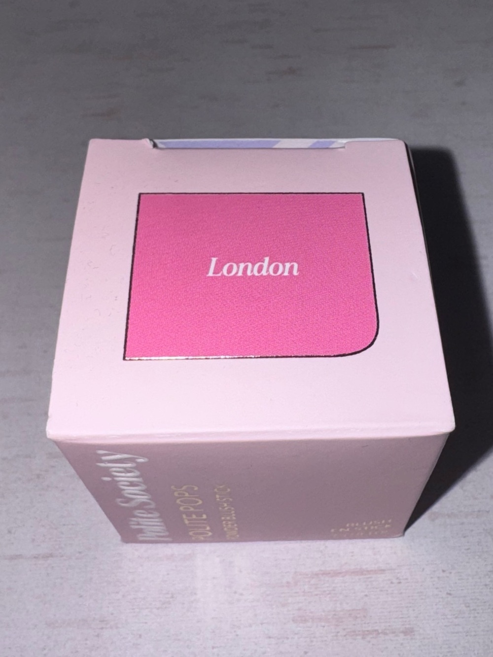 Polite Society Polite Pops Powder Blush Stick in London True Pink BNIB - Picture 8 of 12